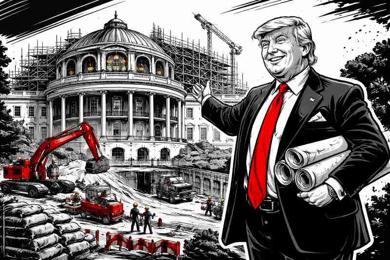 Wenn Macht Quadratmeter misst: Der Ballsaal, der größer sein wollte als die Realität