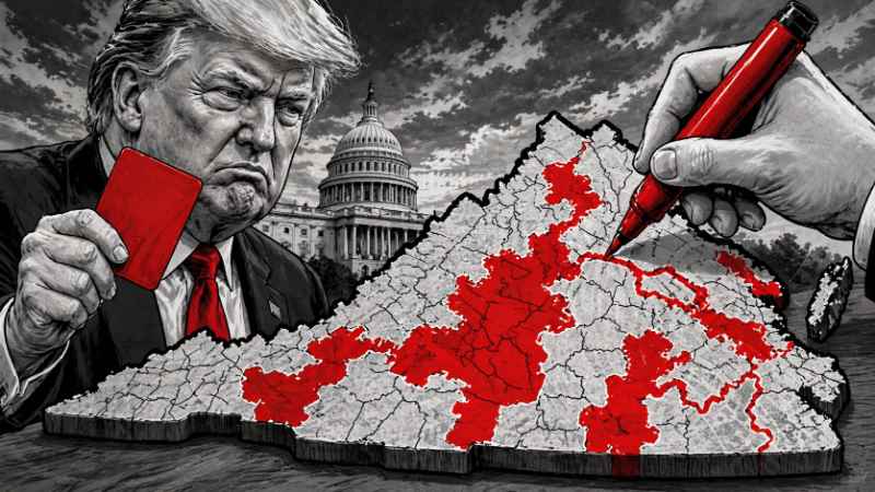 Linienkrieg in Virginia: Wenn Politik zum Zeichenwettbewerb wird