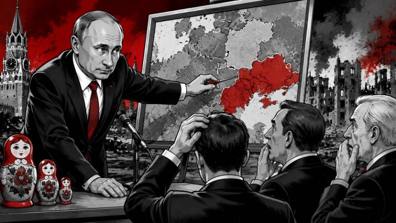 Grafik: Professor Putin und die Landkarten-Lotterie