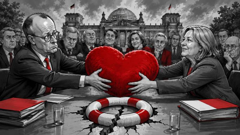 Grafik: Die große Berliner Harmonie-Show mit Merz