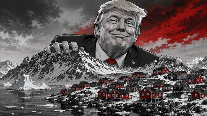 Grafik: Trump blickt wieder auf Grönland – Europa verzweifelt