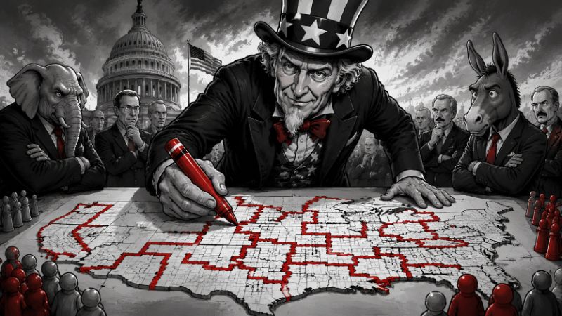 Grafik: US-Demokratie jetzt offiziell im Picasso-Modus