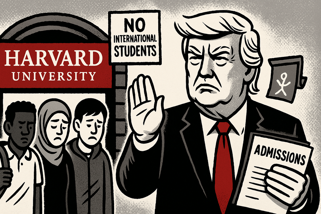 DONALD TRUMP MACHT SCHLUSS MIT ELITEN – HARVARD? „NICHTS ALS EINE LUXUSBIBLIOTHEK MIT LINKSSTICH!“