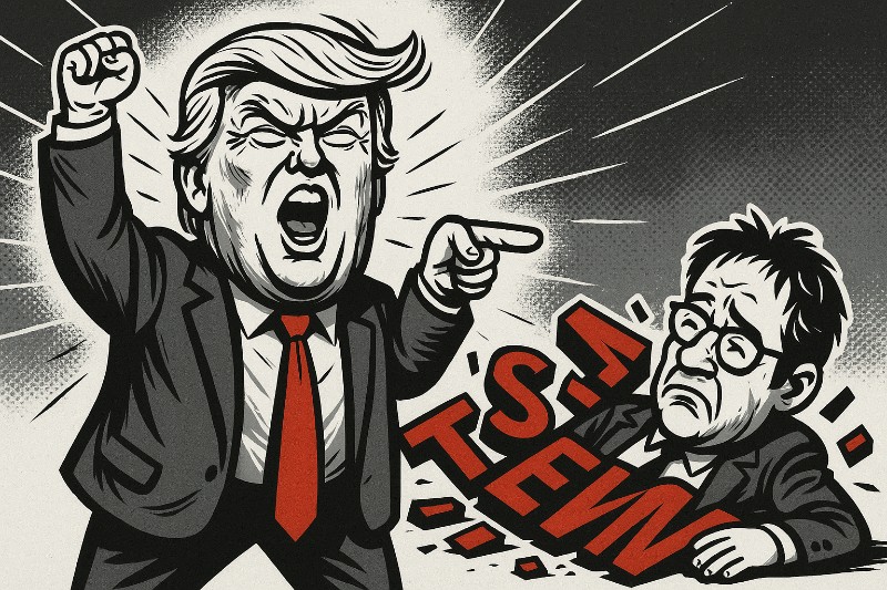 Colbert gecancelt – Trump trium­phiert – Amerika weint in Gelächter