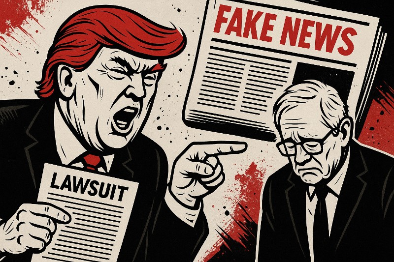 „Fake News? You're Fired!“ – Wie Donald Trump das Wall Street Journal verklagte, weil es ihm zu wenig schmeichelte (und weil es schreiben kann)