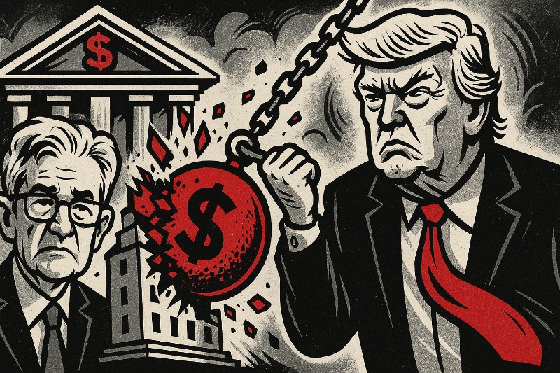 Baustelle Geldpolitik – Wenn Trump den Zinssatz mit der Abrissbirne senkt