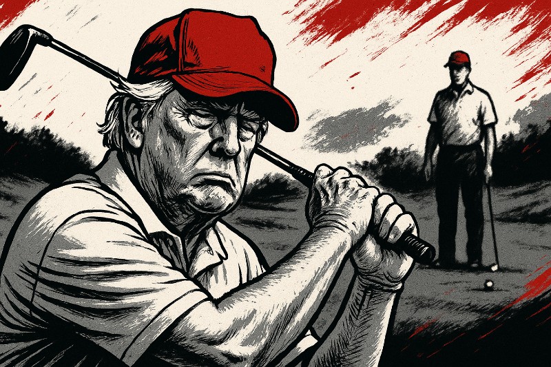 Doppelgänger-Golf in Virginia – Wenn Präsidenten plötzlich zur Castingrolle werden