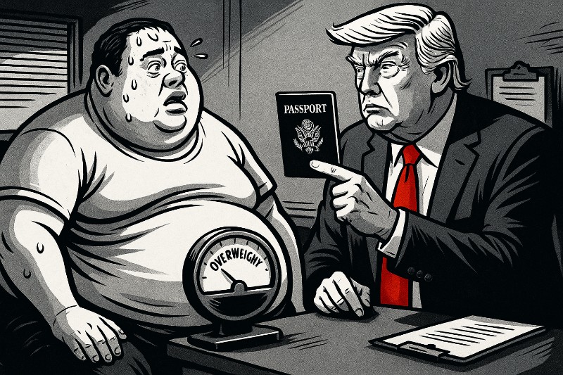 Visum? Nur mit TÜV-Plakette! – Trumps Gesundheits-Grenzpolitik zwischen Körpermaß und Kopfschütteln