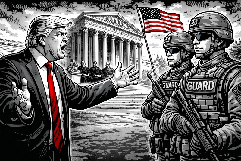 Die Rebellion mit Aktenzeichen: Wie Donald Trump die Nationalgarde mobilisierte – und von Richtern demobilisieren ließ