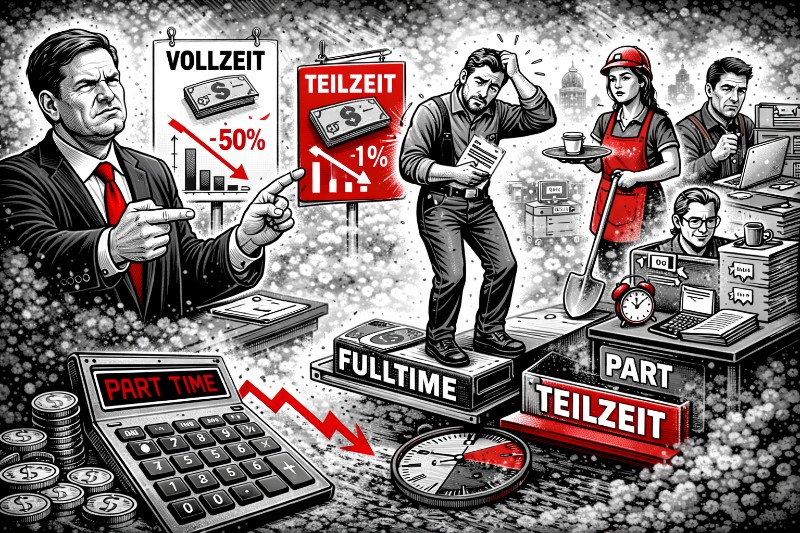 Halbe Stellen, ganze Empörung: Der Arbeitsmarkt im Portionierungsmodus