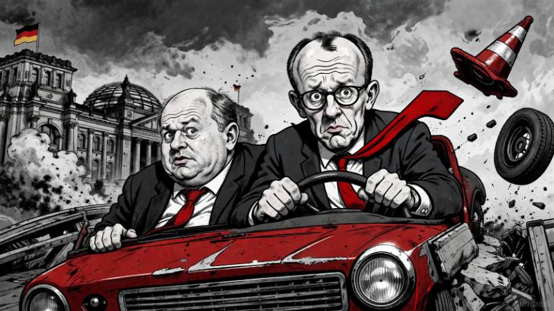 Grafik: Ein Jahr Merz-Regierung zwischen Frust und Stillstand