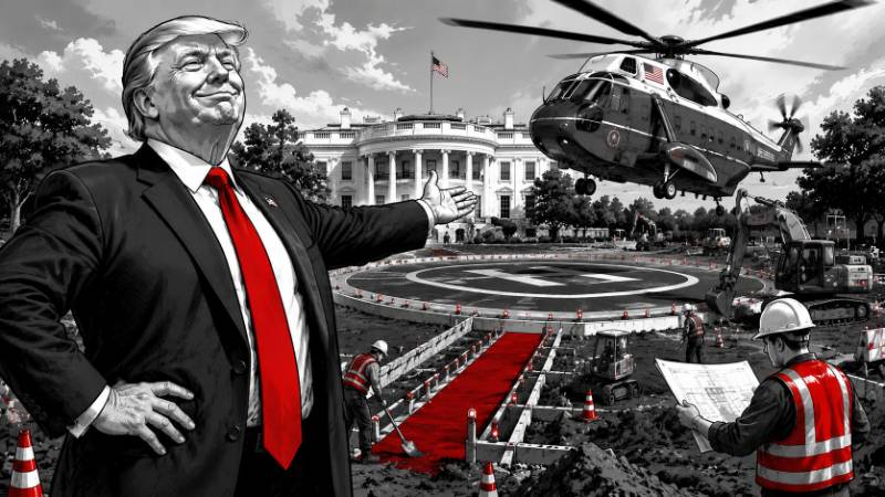 Grafik: Trump und der Kampf um den Präsidentenrasen
