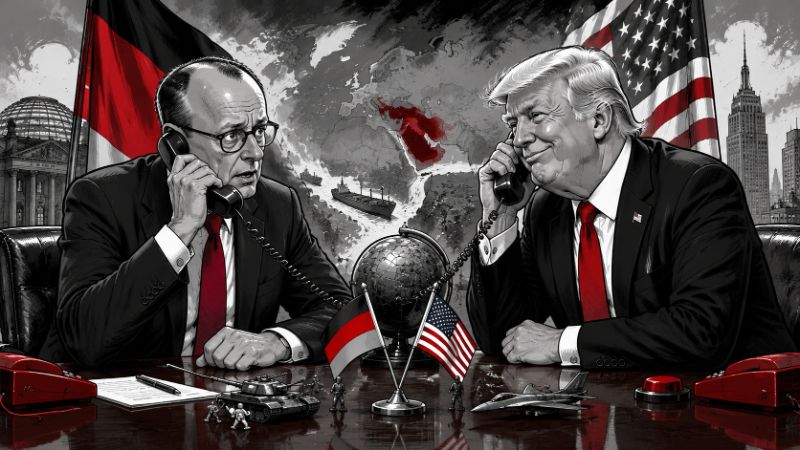 Grafik: Trump und Merz retten kurz die Weltlage