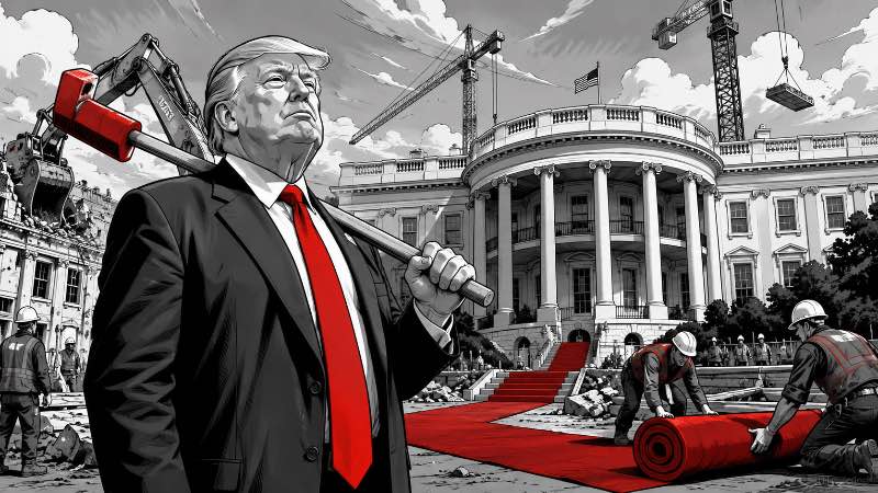 Grafik: Der gigantische Tanzpalast von Donald Trump