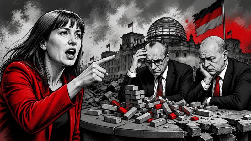 Grafik: Reichinnek und das erste Jahr der Dauerbaustelle