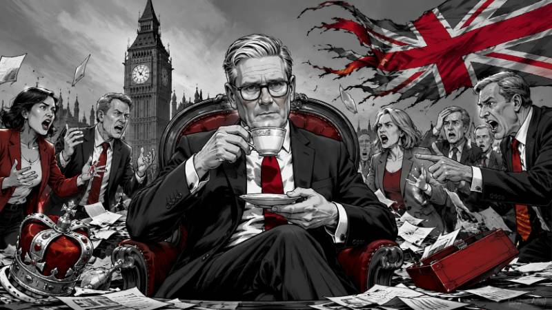 Grafik: Keir Starmer kämpft gegen den Labour-Kollaps