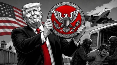 Trump erfindet plötzlich „NICE“ – Amerikas freundlichste Behörde mit gepanzerten Fahrzeugen
