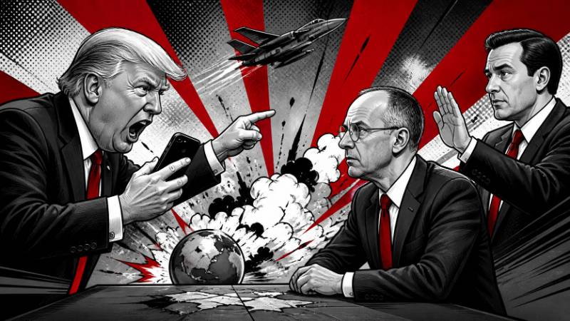 Grafik: Trump, Merz und die neue Außenpolitik der Schlagzeilen
