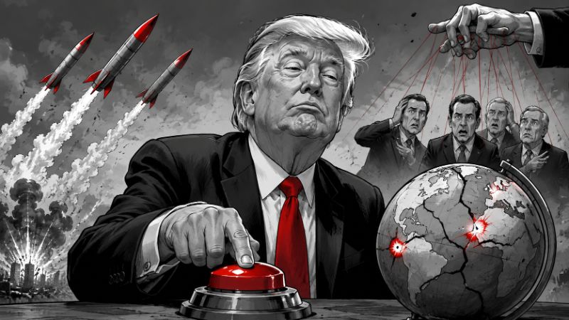 Grafik: Donald Trump und die Operation Vielleicht