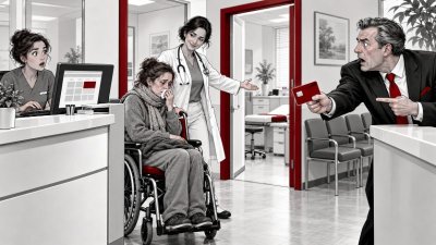 Schock im Wartezimmer: Plötzlich soll die Krankheit entscheiden