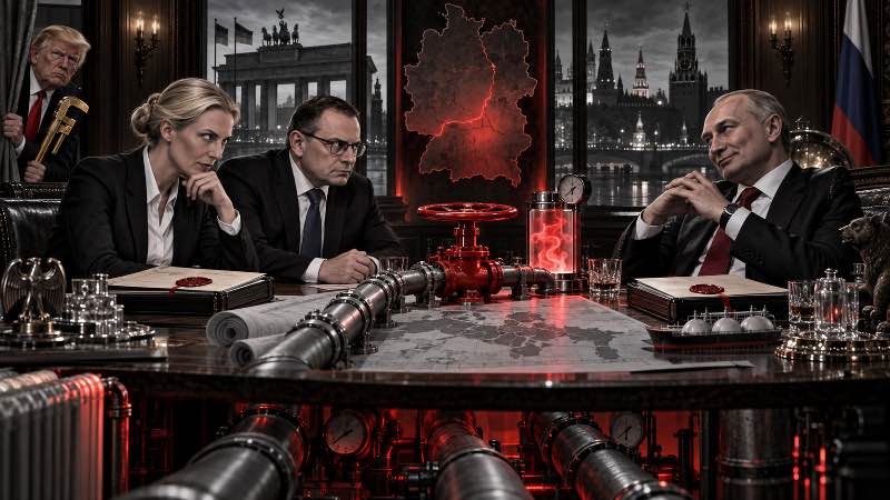 Grafik: Nord Stream der Gefühle: AfD trifft Putins Umfeld