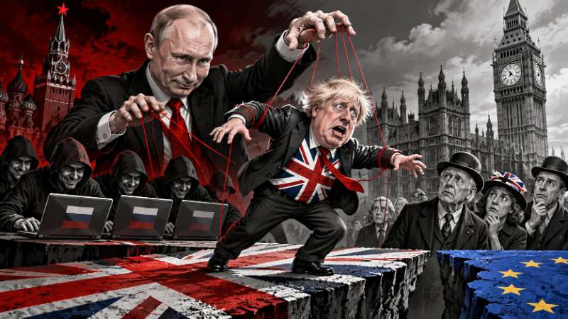 Grafik: Brexit aus Moskau: Bots, Busse und britisches Chaos