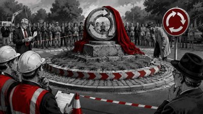 Historischer Beschluss: Kreisverkehr wird unter Denkmalschutz gestellt – Niemand erinnert sich mehr an seinen ursprünglichen Zweck