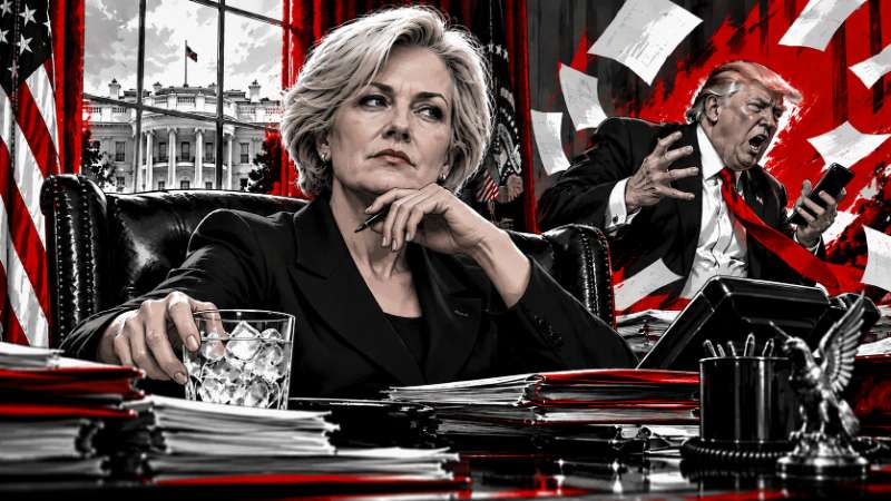 Grafik: Susie Wiles – Die Eiskönigin im Trump-Chaos