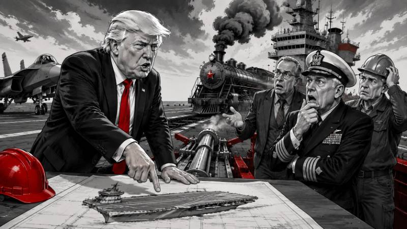 Grafik: Trump als Chefingenieur: Die Navy unter Volldampf