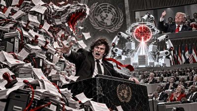 Milei bei der UNO: Erst Parasiten, dann Stecknadeln