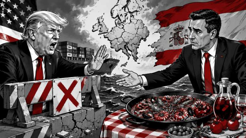 Grafik: Trump gegen Spanien – Tapas in der Weltpolitik