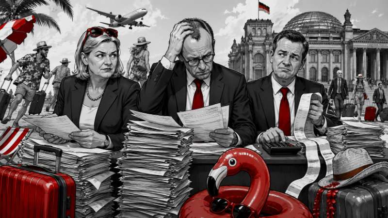 Grafik: Wenn der Bundestag zum Reisebüro wird