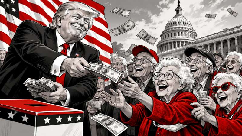 Grafik: Trump und der große Demokratie-Cashback