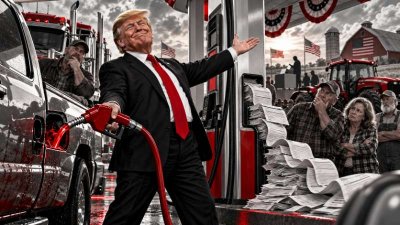 Trump entdeckt roten Diesel: Make Tanken Cheap Again