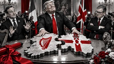 Trump löst Irlandfrage: Einfach zusammenkleben