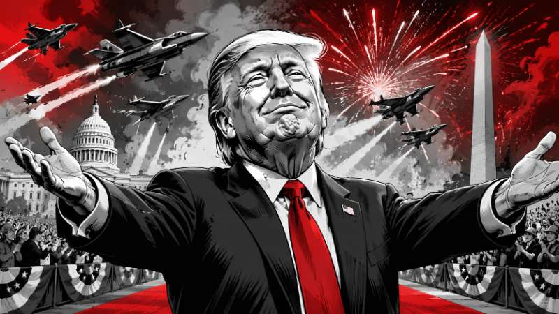 Grafik: Wenn Donald Trump den Himmel überstrahlen will