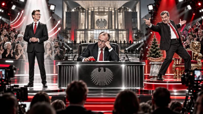 Grafik: Merz ist noch da – die Umfrage sucht Ersatz