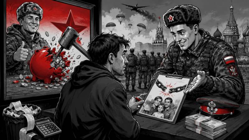 Grafik: Moskau macht Militärdienst zum Finanzprodukt