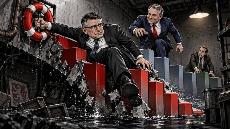 Grafik: CDU im Sinkflug, AfD schon im Rückspiegel