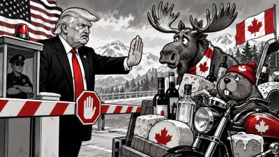 Operation Käseverbot: Trump erklärt Kanada zur zollpflichtigen Gefahrenzone