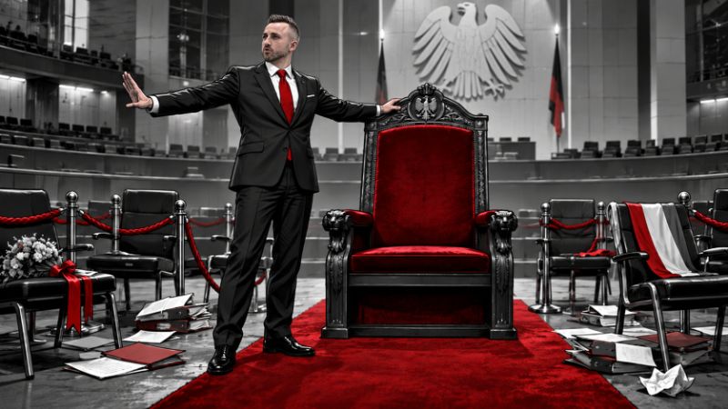 Grafik: Regierung bitte ohne Mitspieler