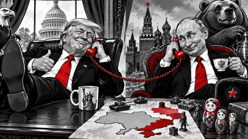 Grafik: Trump und Putin - Frieden nach Kreml-Art