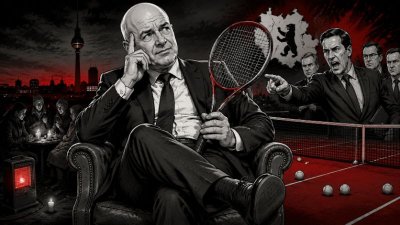 Tennis, Telefonate und Taktik: Kai Wegner spielt plötzlich gegen die eigene Mannschaft