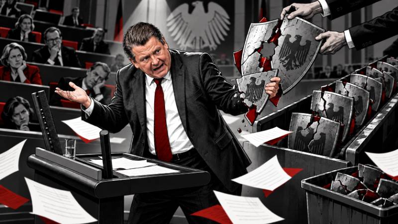 Grafik: Brandner ohne Immunität - Im Bundestag nichts Neues