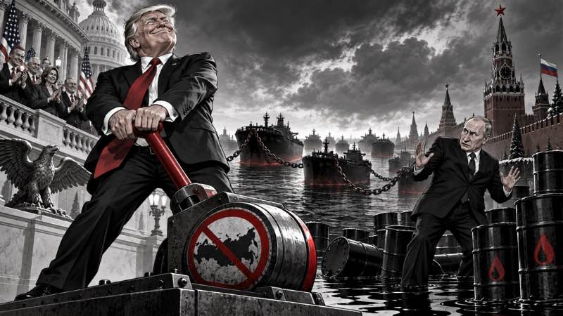 Grafik: Trump bekommt den großen Zollhammer gegen Putin