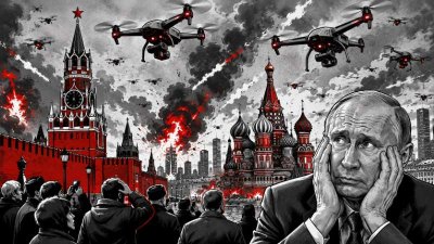 Moskau gegen die fliegenden Rasenmäher des Schicksals