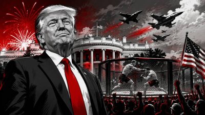 Donald Trump feiert Geburtstag und versehentlich die ganze Welt mit