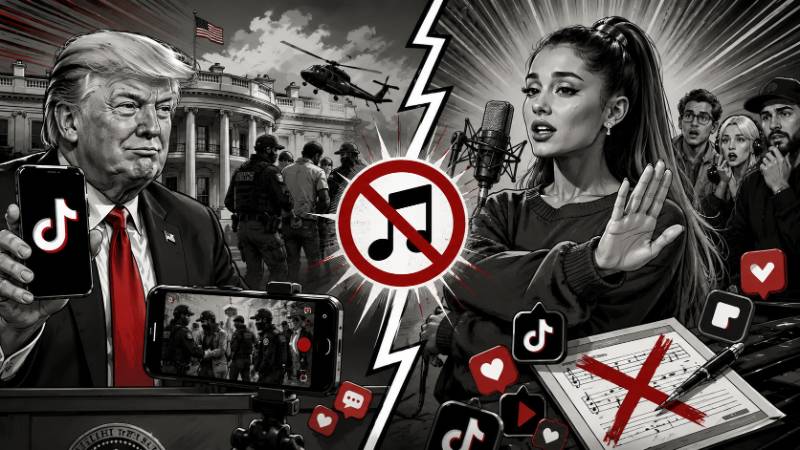 Grafik: Ariana Grande und der Streit um den Song Bye