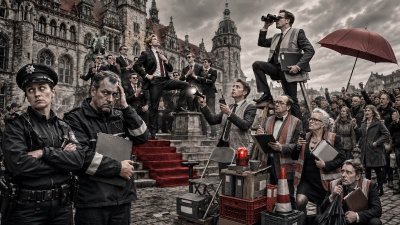 Bürgerwacht, Businessanzug und Größenwahn: Die AfD bestellt schon mal den Staat um