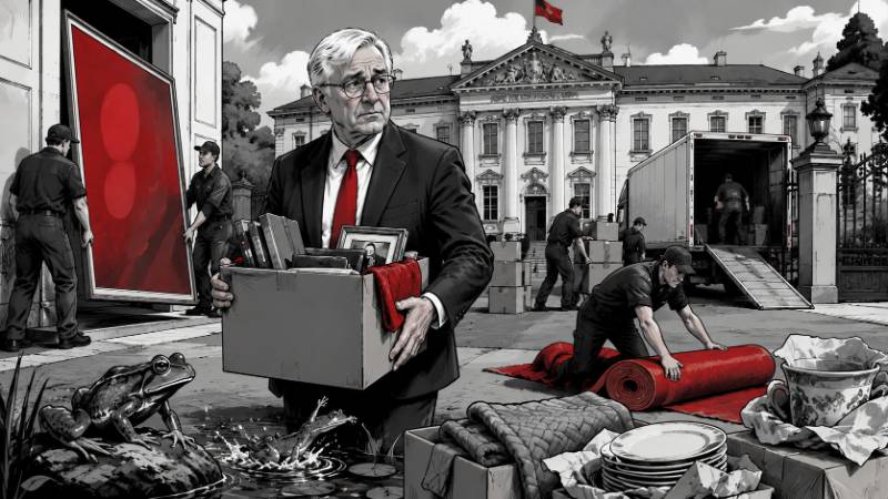 Grafik: Schloss Bellevue und die Karton-Krise